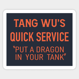 Tang Wu - Quick Service (Original - Dark) Sticker